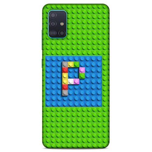 Lopard Samsung Galaxy A51 Uyumlu Kılıf BloX (28) Arka Kapak P Harfi