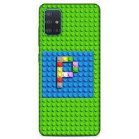 Lopard Samsung Galaxy A51 Uyumlu Kılıf BloX (28) Arka Kapak P Harfi