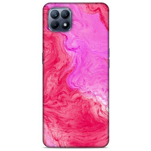 Huawei P40 Lite Uyumlu Kılıf Pembe Delisi (11) Tam Koruma Mermer