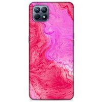 Huawei P40 Lite Uyumlu Kılıf Pembe Delisi (11) Tam Koruma Mermer
