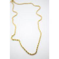 Burgu Zincir Kolye 60cm-4mm - Altın
