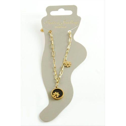 Çiçek Sedef Lüks Çelik Halhal