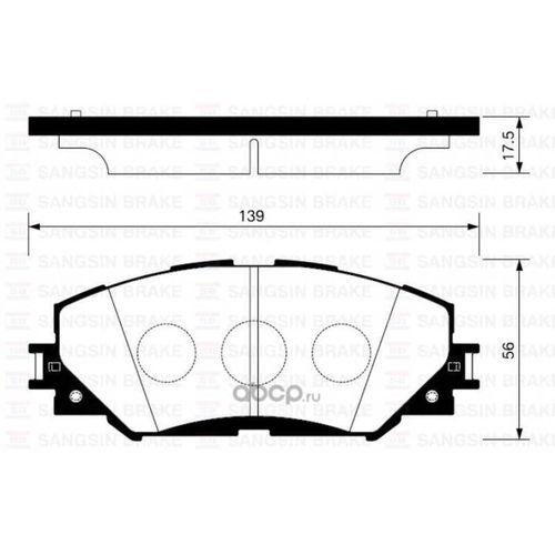 Fren Balata On Toyota Corolla (E15_) 1.6 Vvt-I 2007-2012 - Auris (Zre15) 1.6 Vvt-I 2007-2012 Rav 4