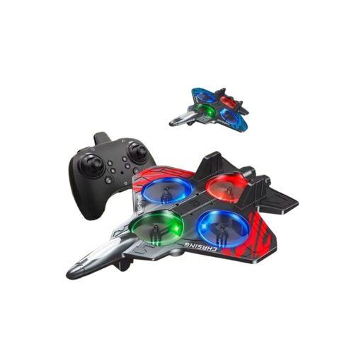 Uzaktan Kumandalı Drone Uçak Led Işıklı 360 Derece Akrobatik Hareket Özellikli