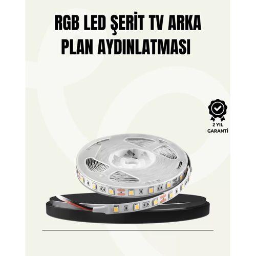 Tv Arkası Led Şerit Işık Otomatik Açma Kapama Özellikli 2mt