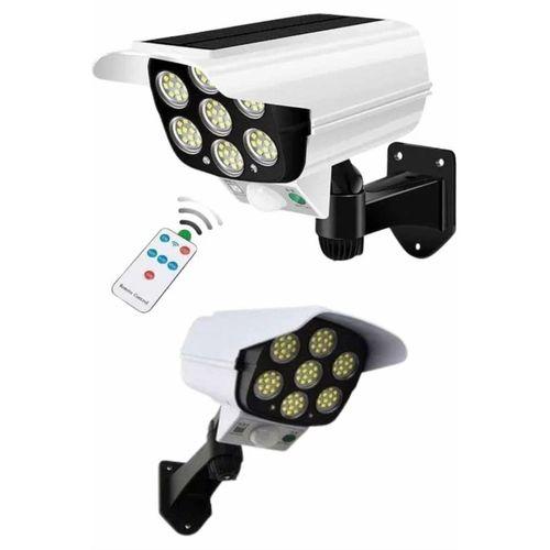 Solar Bahçe Aydınlatması Hareket Sensörlü Uzaktan Kumandalı Kamera Görünümlü