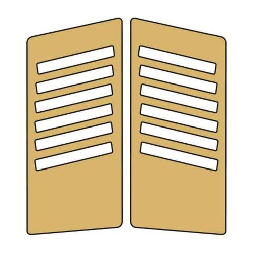 SEVGENT Cg Gold Yan Kapak Sticker