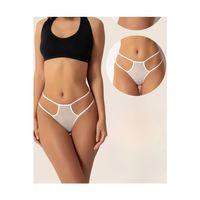 Fantazi Beyaz Seksi Tül Kadın String - Fantezi Tanga
