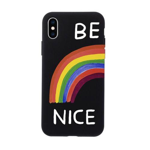iPhone XS Be Nice Premium Silikonlu Telefon Kılıfı