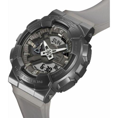 Casio GM-110MF-1ADR G-Shock Quartz Silikon Gri 20 ATM Erkek Kol Saati