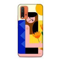 Xiaomi Redmi Note 9 4g Uyumlu Kılıf Face'X 44 Tough Armor Kılıf Çiçekli