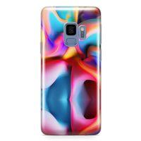 Samsung Galaxy S9 Kılıf Silikon Boya Arka Kapak Koruma Desenli Full Koruyucu