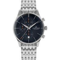 Jacques Lemans London JL.1-2163H Quartz Çelik Gri Mavi Kadran 40 mm Erkek Kol Saati