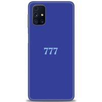 Samsung Galaxy M51 Kılıf HD Baskılı Kılıf - 777 + Tam Ekran Koruyucu