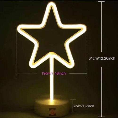 Yıldız Neon Led Lamba