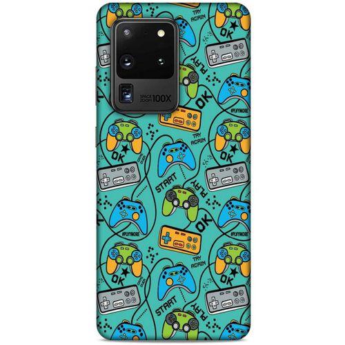 Retro (4) Desen Koruma Kılıfı Renkli Samsung Galaxy S20 Ultra Kılıf
