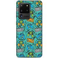 Retro (4) Desen Koruma Kılıfı Renkli Samsung Galaxy S20 Ultra Kılıf