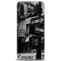 Xiaomi Redmi Note 9 4G Kılıf HD Baskılı Kılıf - One Way + Tam Ekran Koruyucu