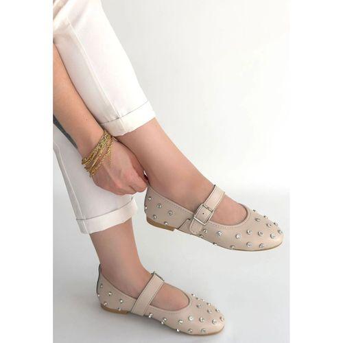 Ritta Bej Cilt Kemerli Babet Ayakkabı