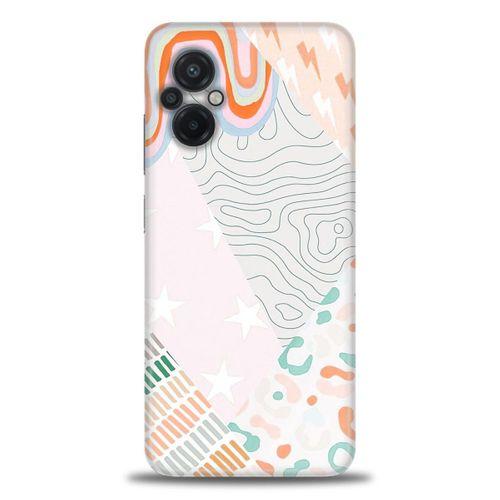 Xiaomi Poco M5 Kılıf HD Baskılı Kılıf - Çok Renkli + Tam Ekran Koruyucu