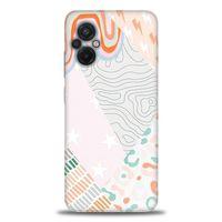Xiaomi Poco M5 Kılıf HD Baskılı Kılıf - Çok Renkli + Tam Ekran Koruyucu