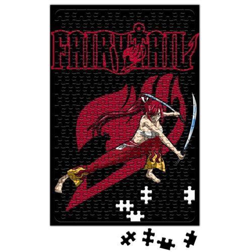 Fairy Tail Erza Scarlet Two Swords Anime Manga Puzzle