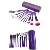 12 Parça Profesyonel Makyaj Fırçası Far Fırçası Allık Fırçası Yumuşak Kıllı