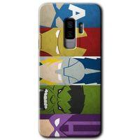 Potkal Hediye Fabrikası Samsung Galaxy S9 Plus Kılıf HD Desen Baskılı Arka Kapak - Avengers-1