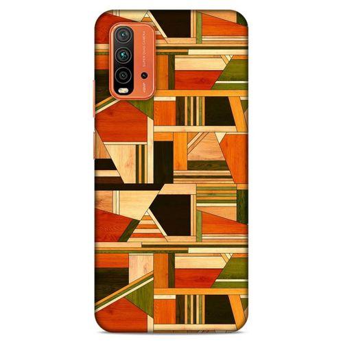 Lopard Xiaomi Redmi 9T Uyumlu Kılıf Wood'X (45) Liquid Air Kılıf Baskılı