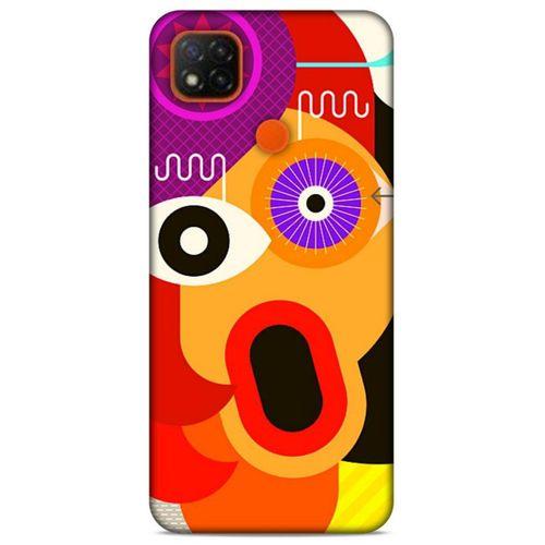 Lopard Xiaomi Redmi 9C Uyumlu Kılıf Soyut Sanat (12) Desenli Koruyucu Silikon