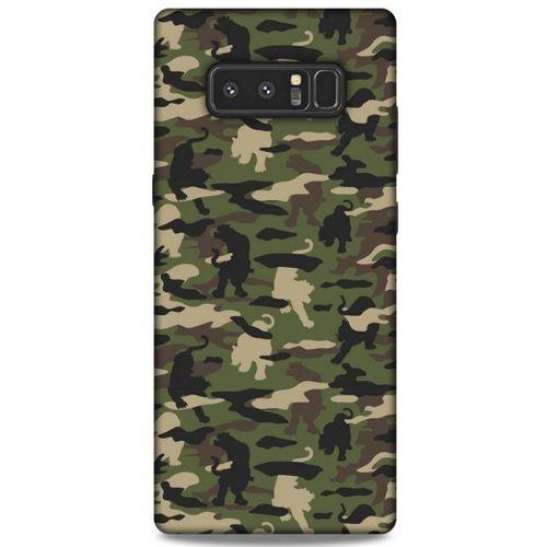 Kamuflaj 85 Samsung Galaxy Note 8 Kılıf Silikon Kapak