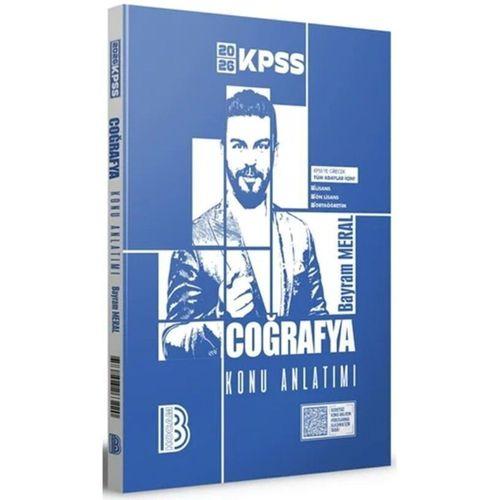 2026 KPSS Coğrafya Konu Anlatımı Benim Hocam Yayınları