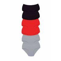 6 Adet Tutku Kadın Yüksek Bel Bato Kalın Lastik Külot S12