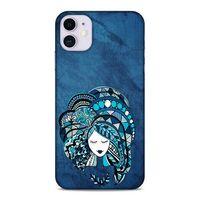 Lopard Apple Iphone 11 Uyumlu Kılıf Sürreal Yüzler ♀ (35) Fit Design Kılıf Baskılı