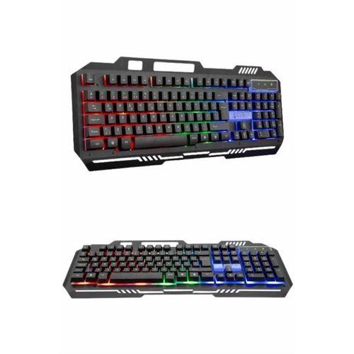 Rgb Işıklı   Klavye Q Klavye Mouse Hediyeli