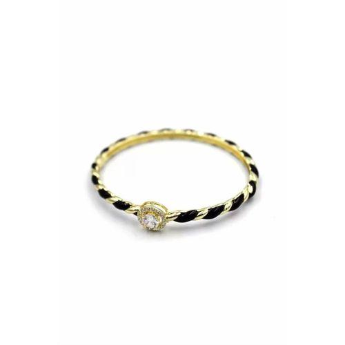 Mineli Taşlı Bilezik - Siyah