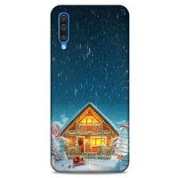 Samsung Galaxy A30s Kılıf Snowix (8) Baskılı Kılıf Lacivert