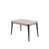 Yakamoz MDF Lak Panel Mutfak Masası 80x130