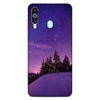 Lopard Samsung Galaxy M40 Uyumlu Kılıf Gece'S (4) Koruma Kılıfı Mor