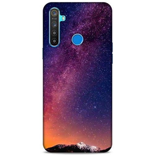 Lopard Oppo Realme 5i Uyumlu Kılıf Gece'S (5) Koruma Kabı Gece Mor