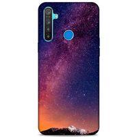 Lopard Oppo Realme 5i Uyumlu Kılıf Gece'S (5) Koruma Kabı Gece Mor