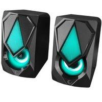 Rampage RMS-G19 2.0 5 Watt LED Işıklı Siyah Multimedia Speaker