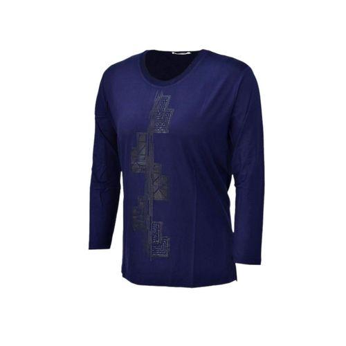 Kadın Uzun Kol Taşlı Bluz BGL-ST03787