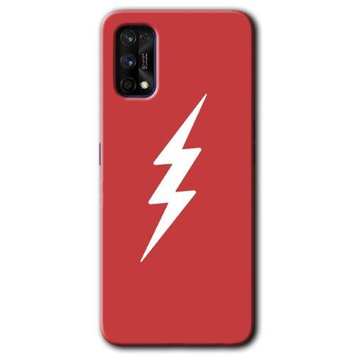 Potkal Hediye Fabrikası Realme 7 Pro Kılıf HD Desen Baskılı Arka Kapak - Flash Logo
