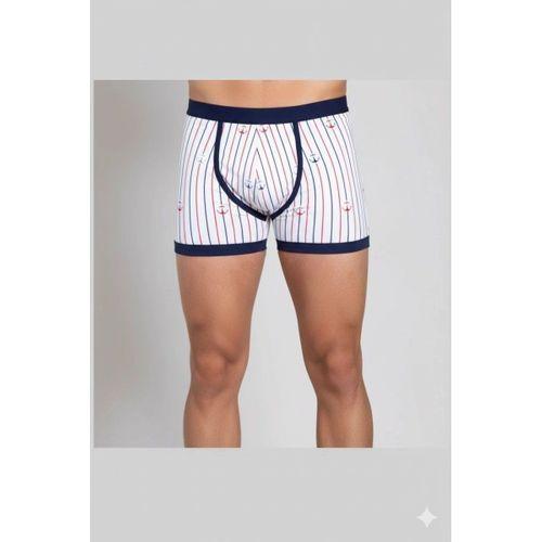 Berrak Çapa Ve Çizgi Baskı Erkek  Boxer 1107