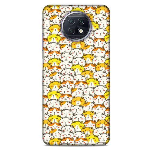 Lopard Xiaomi Redmi Note 9T Uyumlu Kılıf Kediler (28) Arka Kapak Tombul Kedi