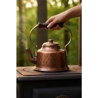 Turna Bakır Maraş Demlik El İşleme Oksit Turna1968-3