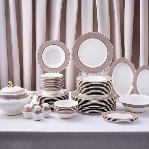 Aryıldız Majestic 60 Parça 12 Kişilik Porselen Yemek Takımı Ar261347