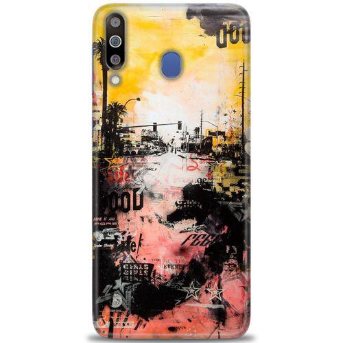 Samsung Galaxy M30 Kılıf HD Baskılı Kılıf - Karışık Baskı + Tam Ekran Koruyucu