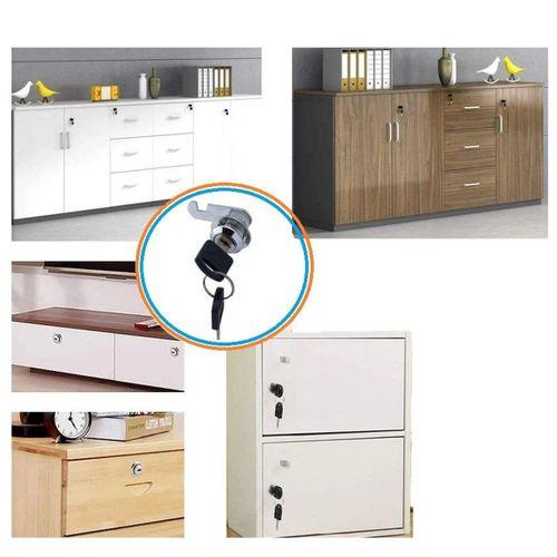 Zhltools Dolap Çekmece Kilidi Mandallı Çekmece Kilidi 2 Anahtarlı Mobilya Dolap Kilit